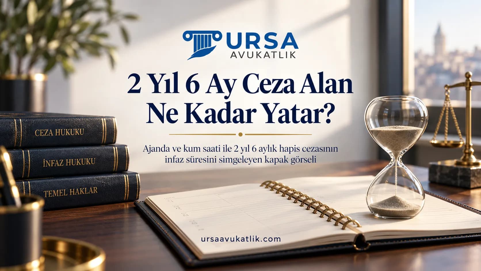 2 Yıl 6 Ay Ceza Alan Ne Kadar Yatar? konusunu simgeleyen kapak görseli