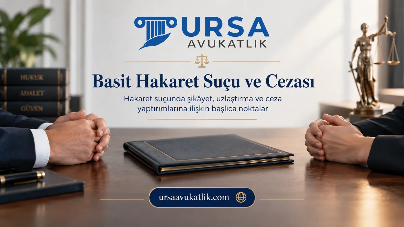 Basit Hakaret Suçu ve Cezası konusunu simgeleyen kapak görseli