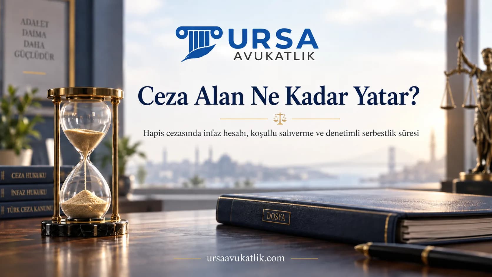 Ceza Alan Ne Kadar Yatar? konusunu simgeleyen kapak görseli
