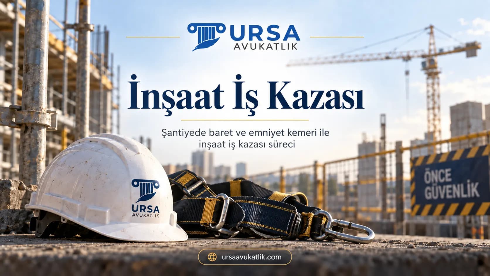 İnşaat İş Kazası konusunu simgeleyen kapak görseli