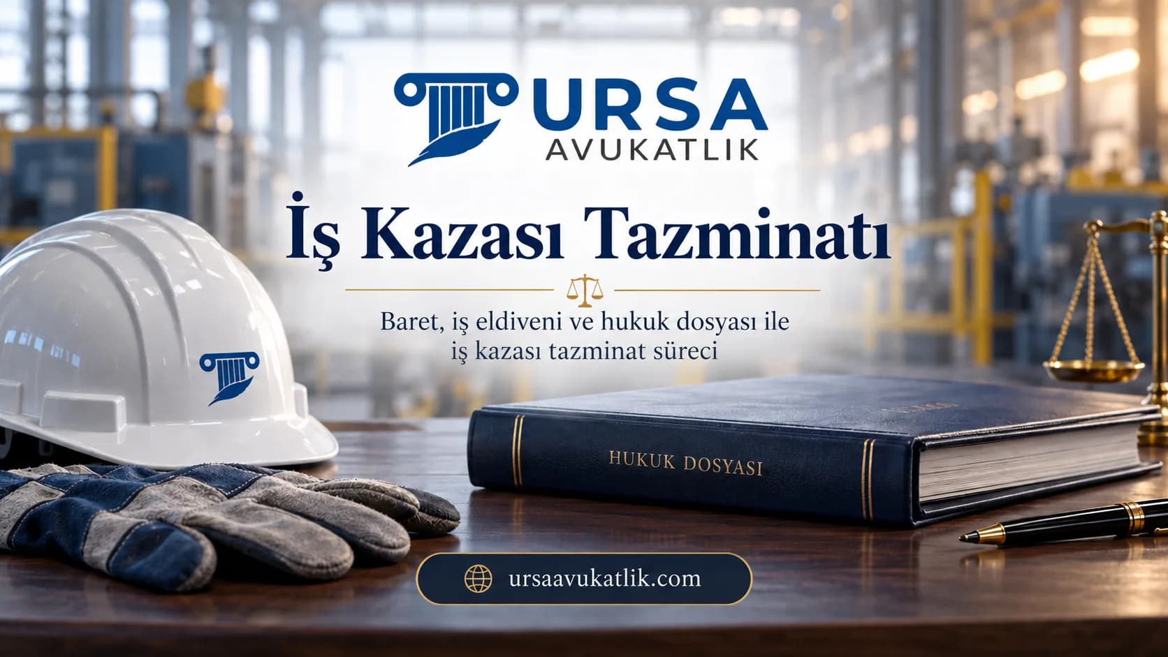 İş Kazası Tazminatı konusunu simgeleyen kapak görseli