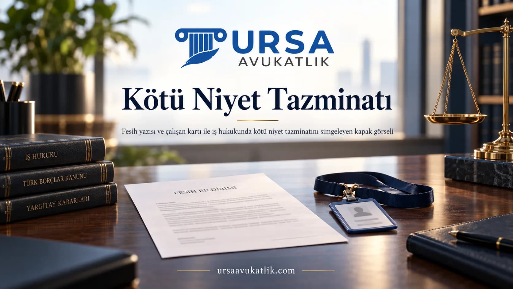 Kötü Niyet Tazminatı konusunu simgeleyen kapak görseli