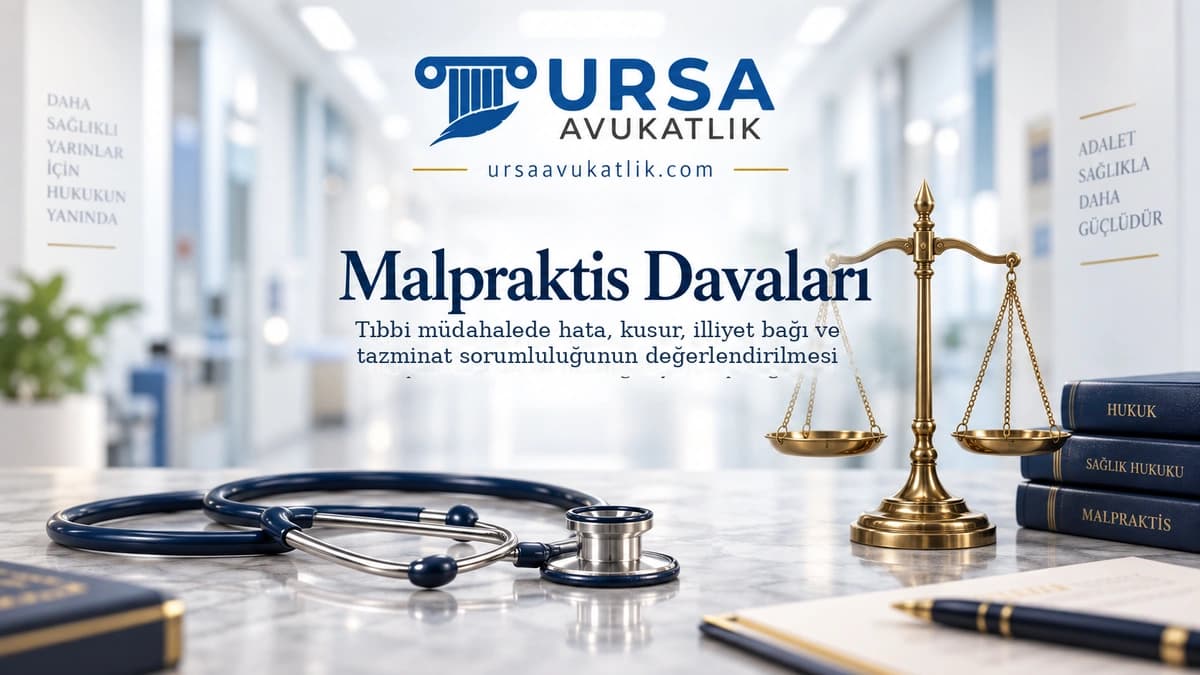 Malpraktis Davaları konusunu simgeleyen kapak görseli
