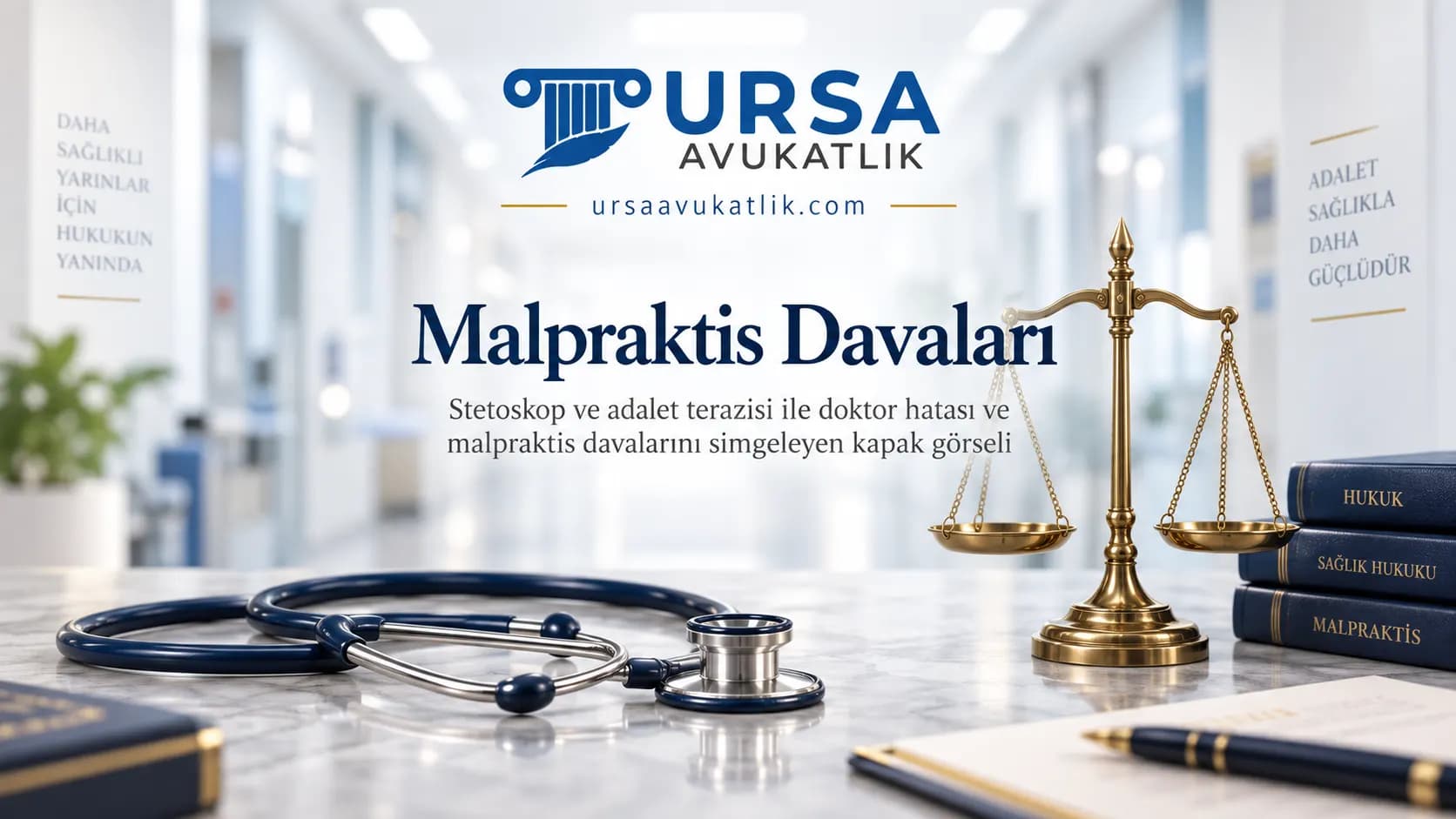 Malpraktis Davaları konusunu simgeleyen kapak görseli