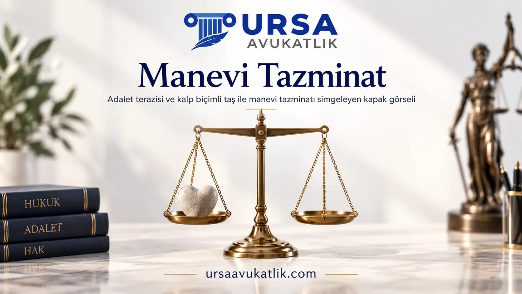 Manevi Tazminat konusunu simgeleyen kapak görseli