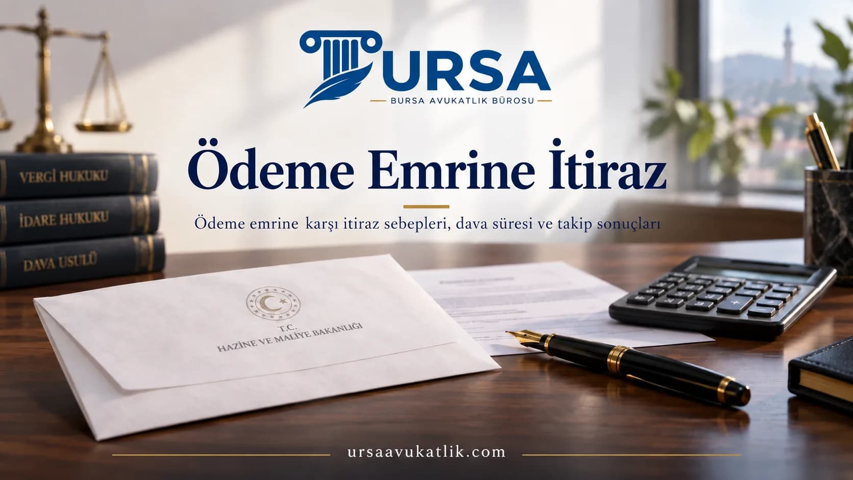 Ödeme Emrine İtiraz ve Haciz Nasıl Durdurulur? konusunu simgeleyen kapak görseli