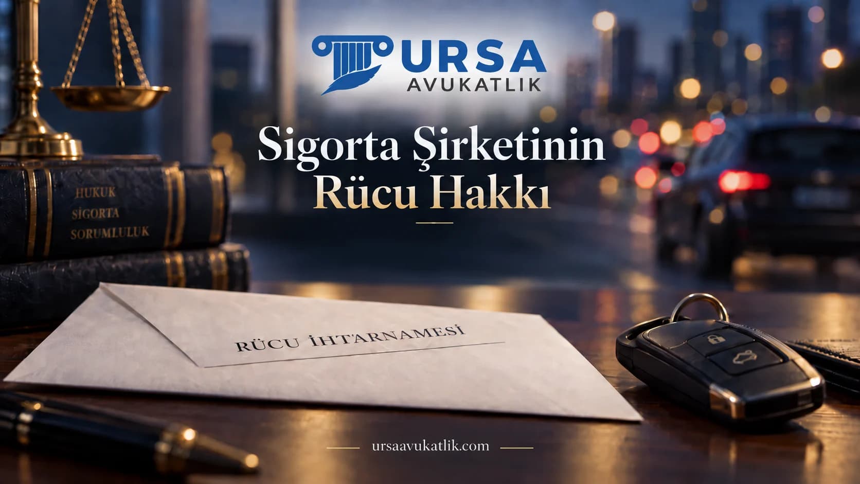 Sigorta şirketinin sigortalısına yönelttiği rücu talebini simgeleyen kapak görseli
