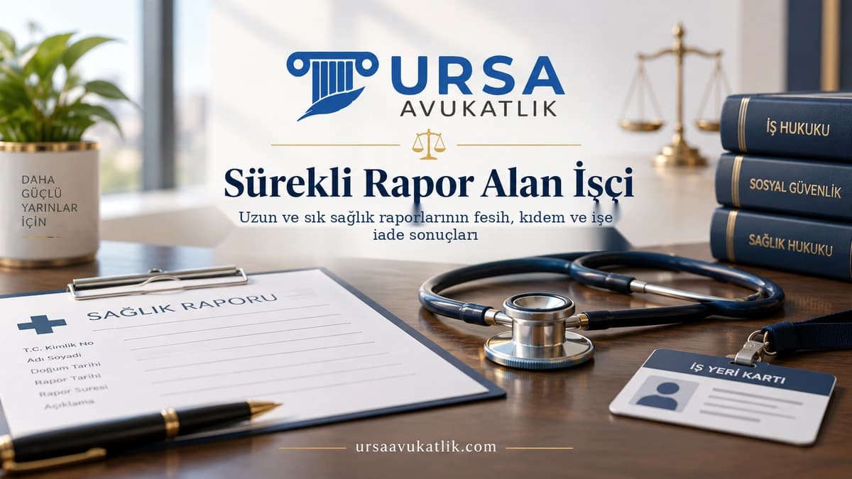 Sürekli Rapor Alan İşçi İşten Çıkarılabilir mi? konusunu simgeleyen kapak görseli