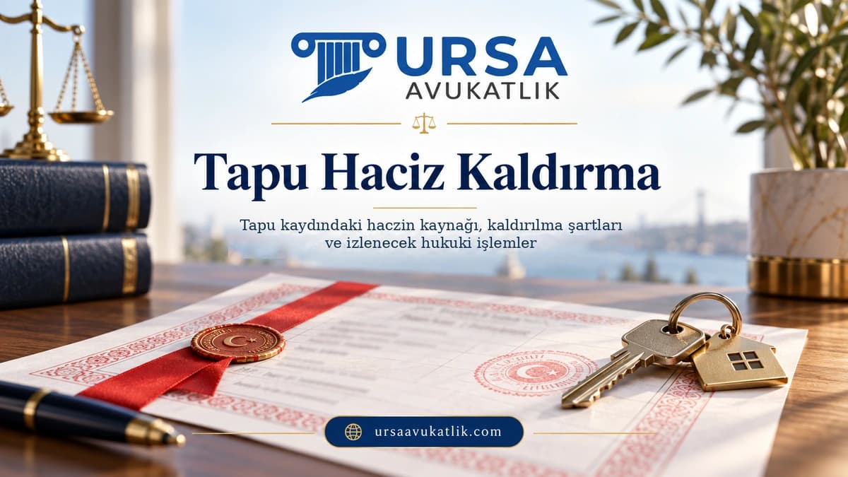Tapu Haciz Kaldırma konusunu simgeleyen kapak görseli