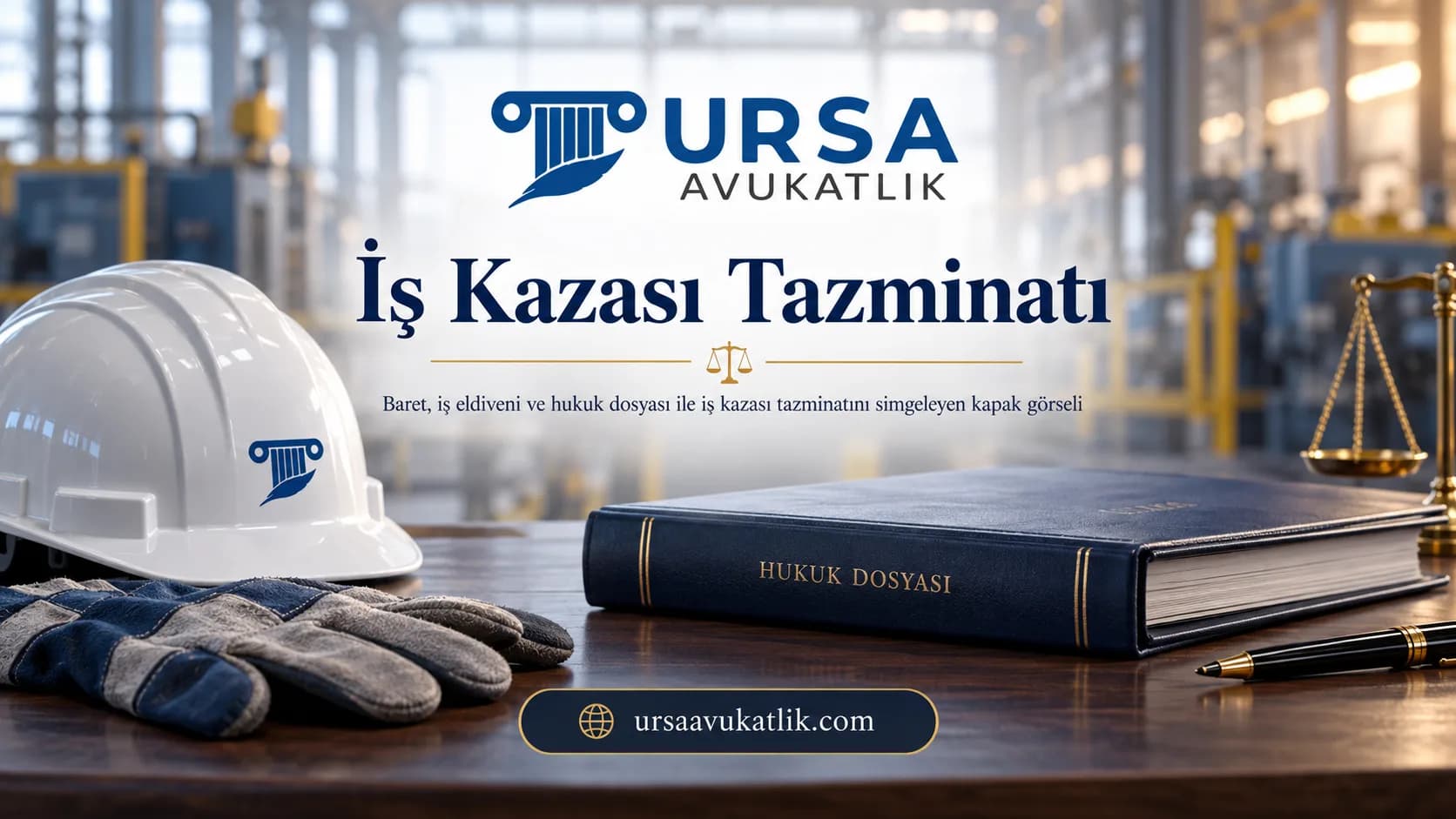 İş Kazası Tazminatı konusunu simgeleyen kapak görseli