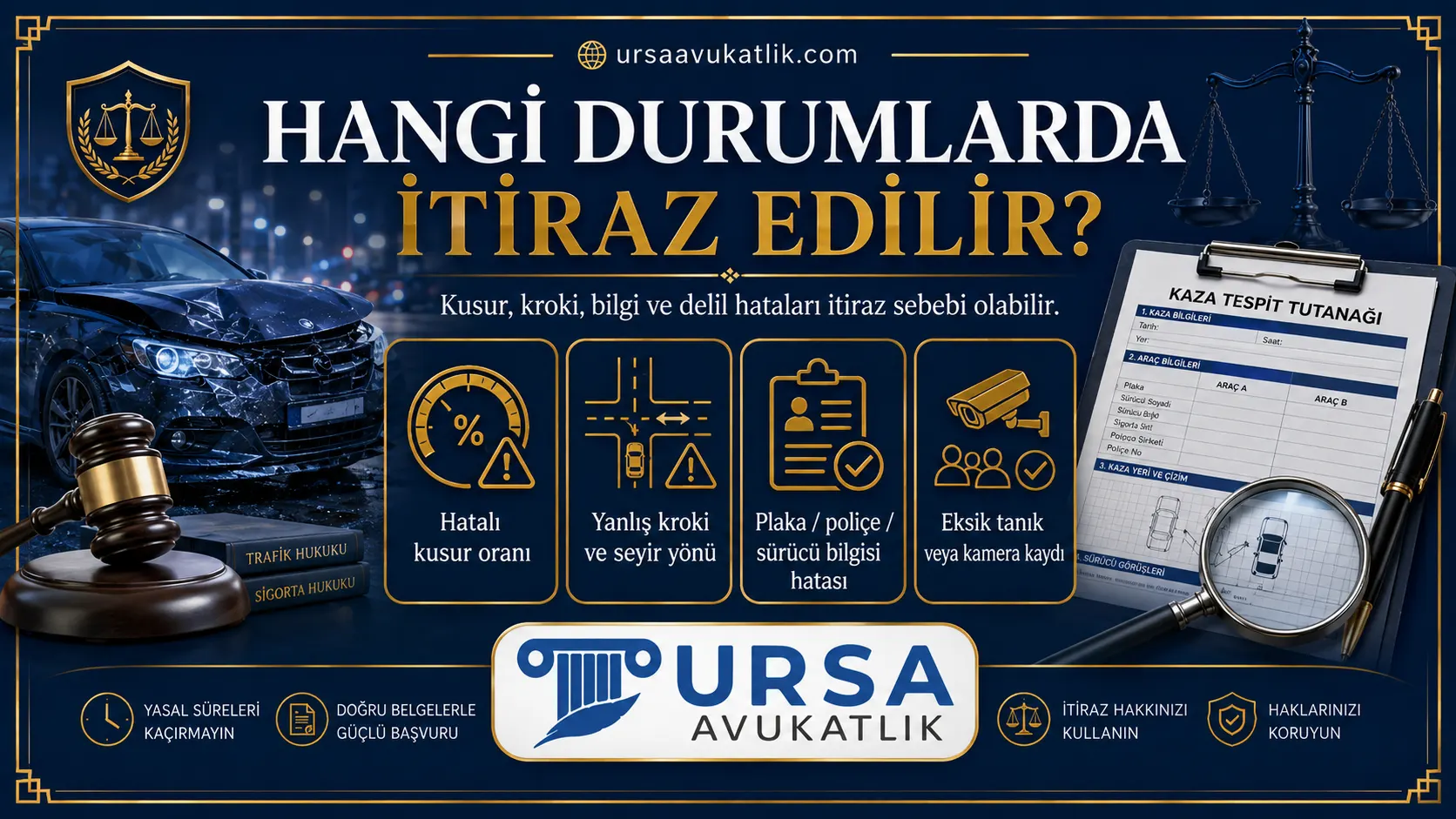 Tutanağa hangi durumlarda itiraz edilebileceğini gösteren şema