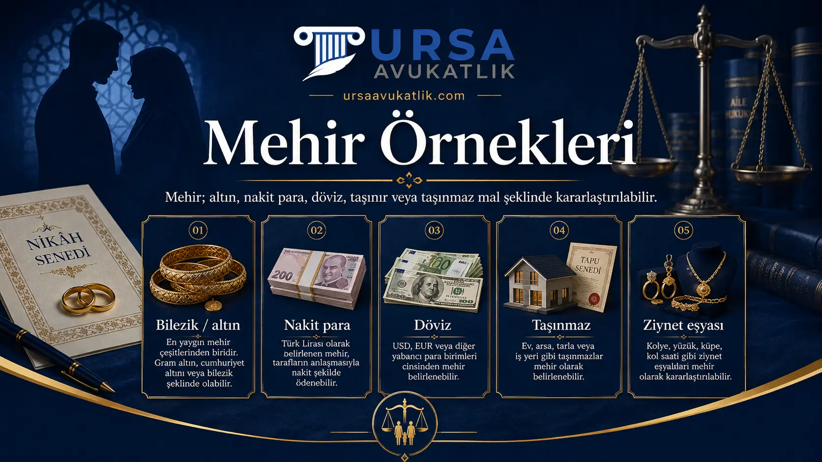 Mehir uygulamasına ilişkin örnekleri gösteren şema